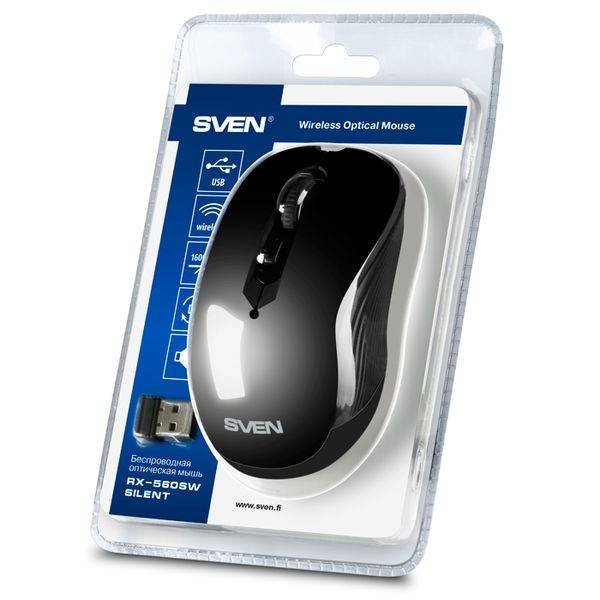 Мышь SVEN RX-560SW (чёрный)