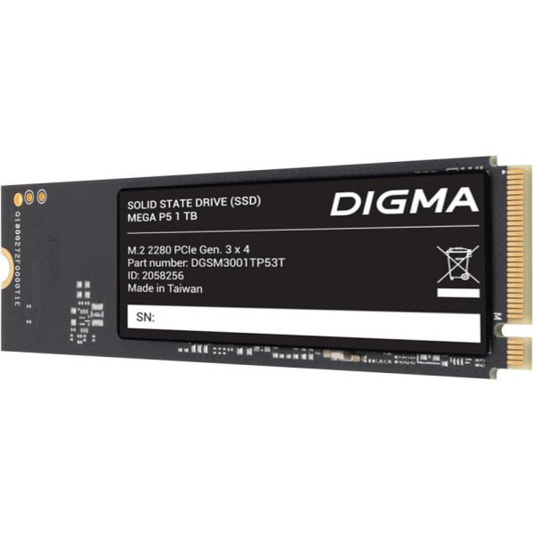 Накопитель SSD Digma DGSM3001TP53T Накопитель SSD Digma DGSM3001TP53T