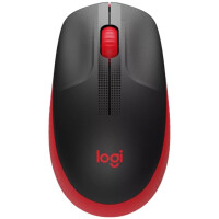 Мышь LOGITECH M190 (L910-005908) черный/красный