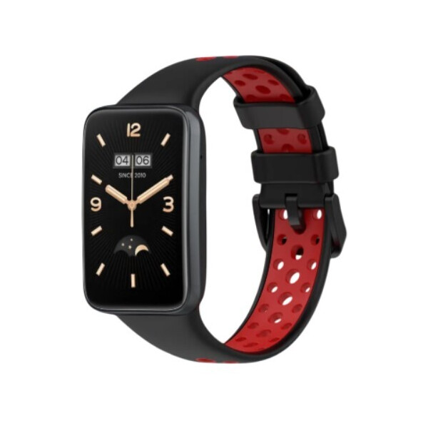 Ремешок Bingo Sport для XIAOMI Smart Band 7 Pro Черный с красным