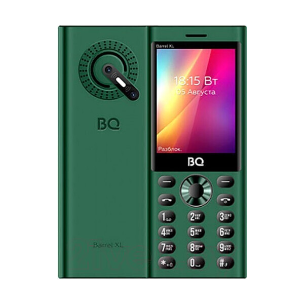 Мобильный телефон BQ 2832 Barrel XL (черный/зеленый)