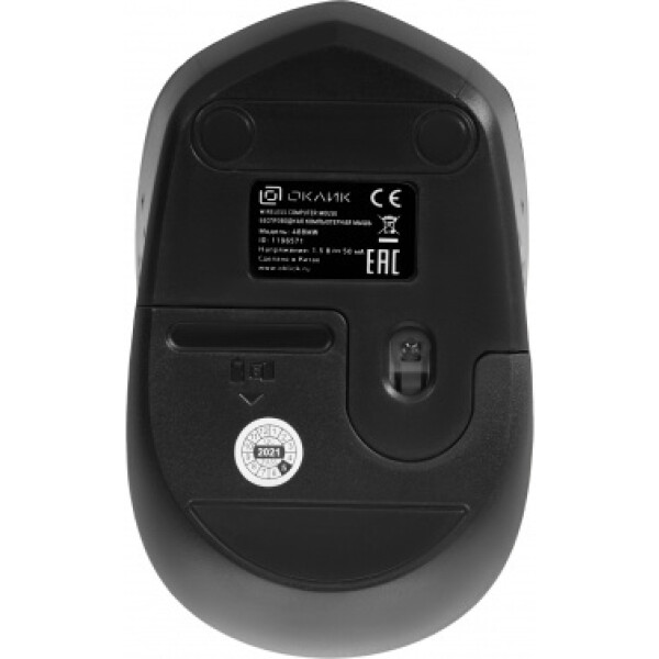 Мышь Oklick 488MW (черный/серый) Мышь Oklick 488MW (черный/серый)