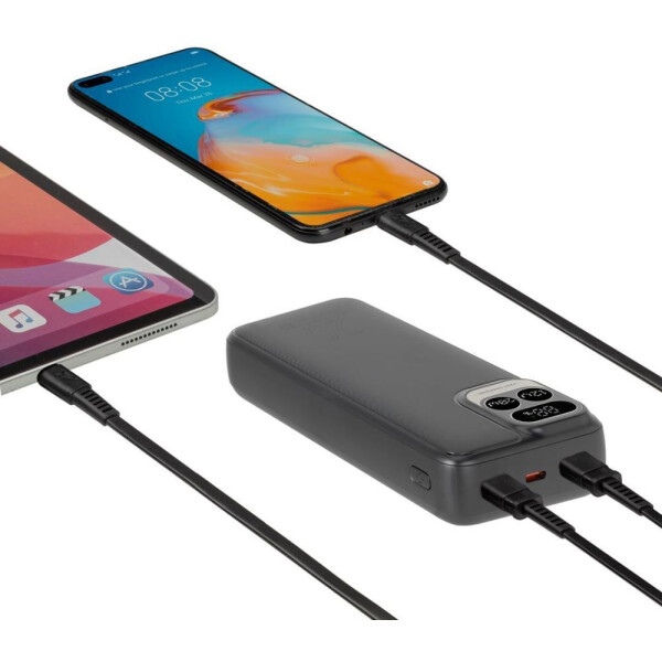 Внешний аккумулятор с дисплеем RIVACASE VA2521 20000mAh (черный) Внешний аккумулятор с дисплеем RIVACASE VA2521 20000mAh (черный)