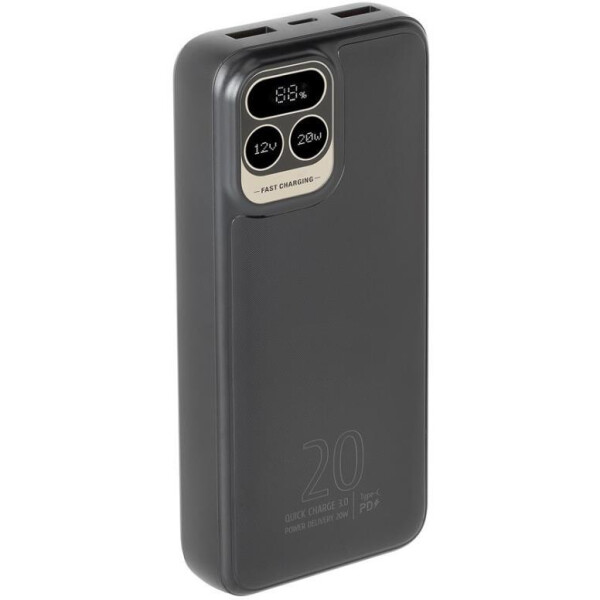 Внешний аккумулятор с дисплеем RIVACASE VA2521 20000mAh (черный) Внешний аккумулятор с дисплеем RIVACASE VA2521 20000mAh (черный)