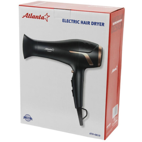 Фен Atlanta ATH-6810 (черный) Фен Atlanta ATH-6810 (черный)
