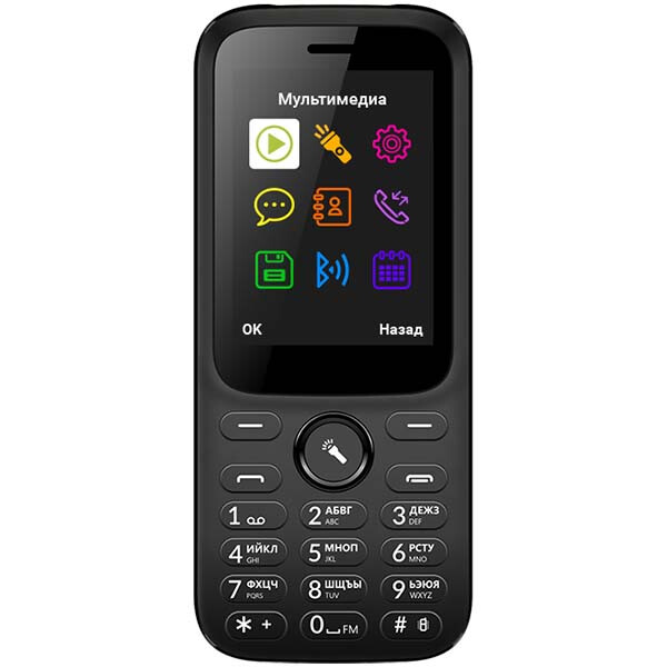 

Сотовые телефоны VERTEX, Мобильный телефон Vertex D555 черный