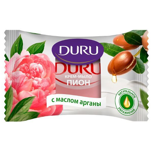 Крем-мыло DURU Пион с маслом арганы 80г