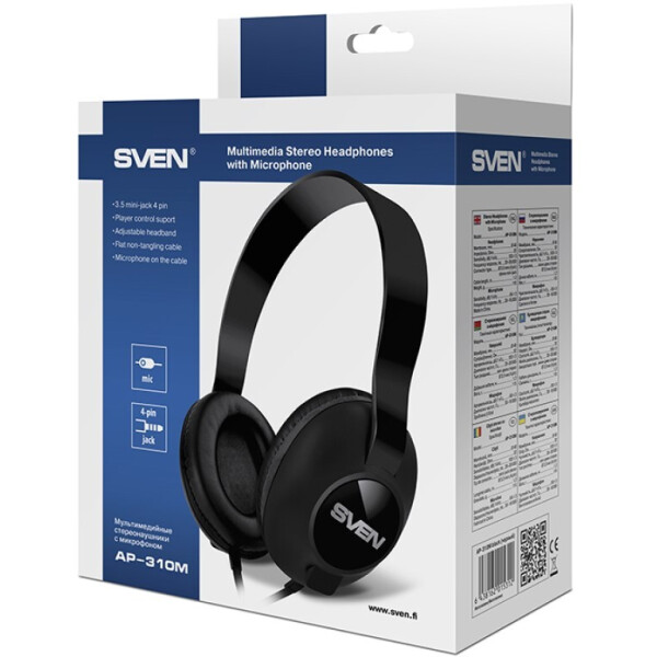 Наушники с микрофоном SVEN AP-310M Наушники с микрофоном SVEN AP-310M