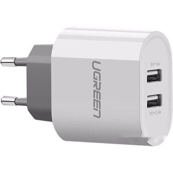 

Зарядные устройства для сотовых телефонов Ugreen, Сетевое зарядное Ugreen CD104-20384 (белый)