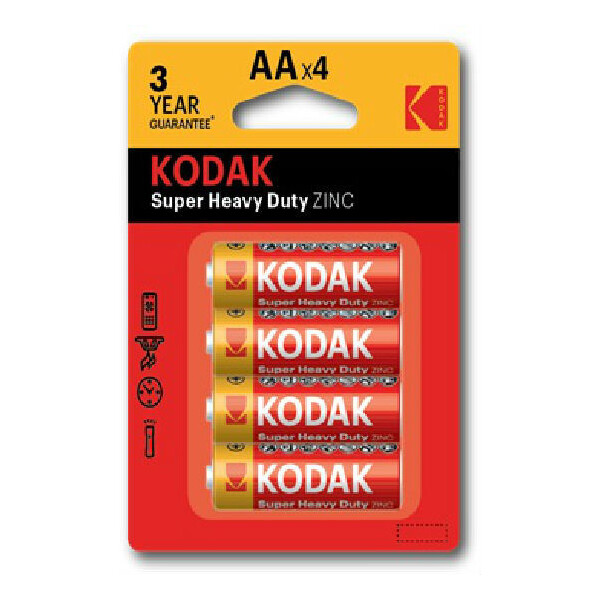 Батарейка солевая Kodak R6-4BL EXTRA HEAVY DUTY [KAAHZ-4] 30951044-RU1