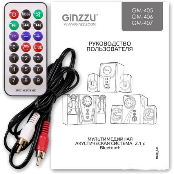 Колонки Ginzzu GM-407 Колонки Ginzzu GM-407