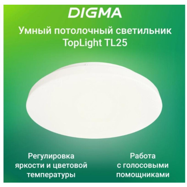 Умный светильник Digma TopLight TL25 Умный светильник Digma TopLight TL25