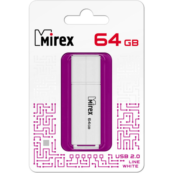 USB Flash Mirex Color Blade Line 64GB 13600-FMULWH64