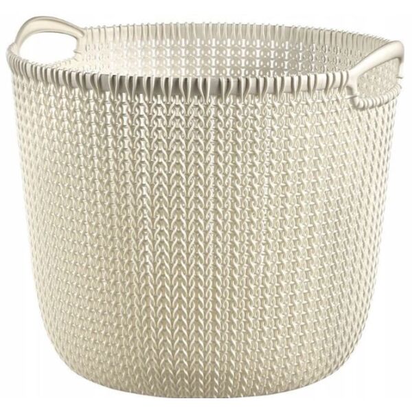 

Товары для хранения CURVER, Корзина Curver Knit Round L (226388) белый