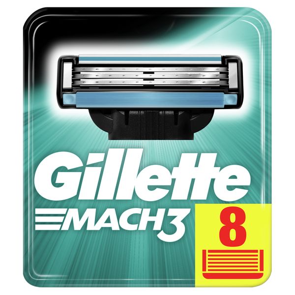 

Набор подарочный Gillette, Сменные кассеты GILLETTE Mach3 8шт (3014260243548)