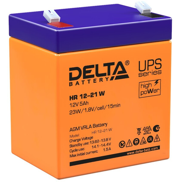 Аккумуляторная батарея DELTA HR 12-21 W