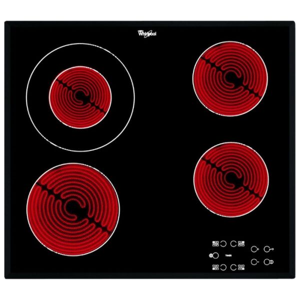 

Варочные поверхности электрические WHIRLPOOL, Cтеклокерамическая варочная поверхность WHIRLPOOL AKT 8130/BA