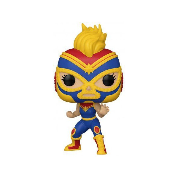 Фигурка Funko POP! Bobble Marvel Luchadores Captain Marvel 53872