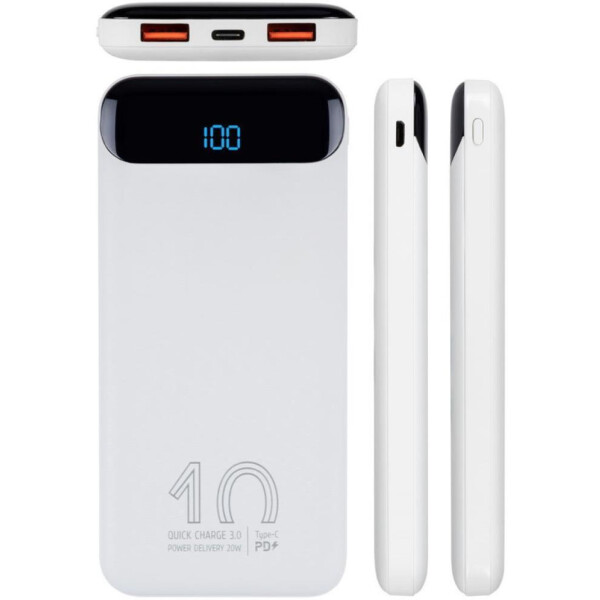 Внешний аккумулятор RIVACASE VA2540 (10 000mAh) White Внешний аккумулятор RIVACASE VA2540 (10 000mAh) White