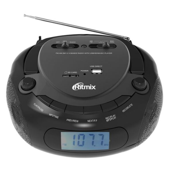 Магнитола Ritmix RBB-030BT Black Магнитола Ritmix RBB-030BT Black