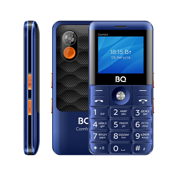

Сотовые телефоны BQ-MOBILE, Мобильный телефон BQ 2006 Comfort (синий/черный)