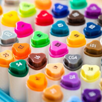 Набор маркеров для скетчинга Deli ColoRun EC187-60 Набор маркеров для скетчинга Deli ColoRun EC187-60