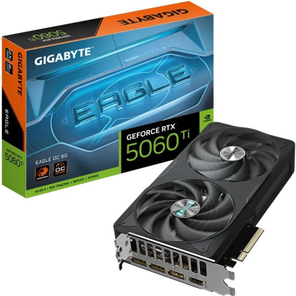 Видеокарта Gigabyte GeForce RTX 5060 Ti Eagle OC 8G GV-N506TEAGLE OC-8GD