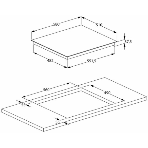 Поверхность электрическая BEKO HIC 64402X Поверхность электрическая BEKO HIC 64402X