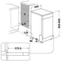 Посудомоечная машина Hotpoint-Ariston HSFO 3T223 WC X Посудомоечная машина Hotpoint-Ariston HSFO 3T223 WC X