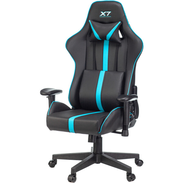Кресло A4Tech X7 GG-1200 (черный/бирюзовый) Кресло A4Tech X7 GG-1200 (черный/бирюзовый)
