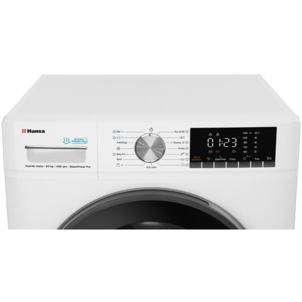 Стирально-сушильная машина Hansa WDHG814481W Стирально-сушильная машина Hansa WDHG814481W