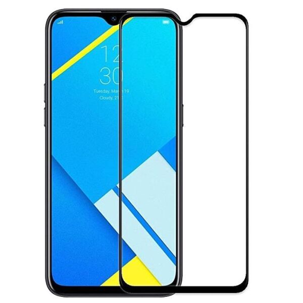 Защитное стекло CASE Full Glue для Realme C21Y (черный)