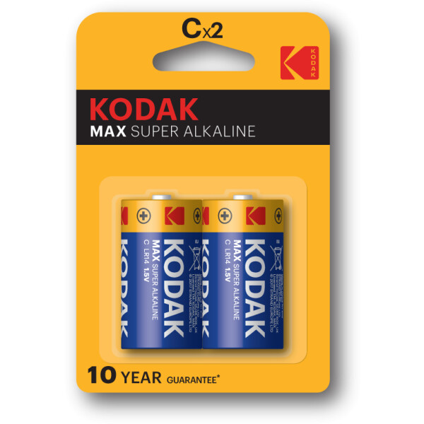 Батарейка щелочная Kodak МАХ LR14-2BL [KC-2 ] 30952836-RU1