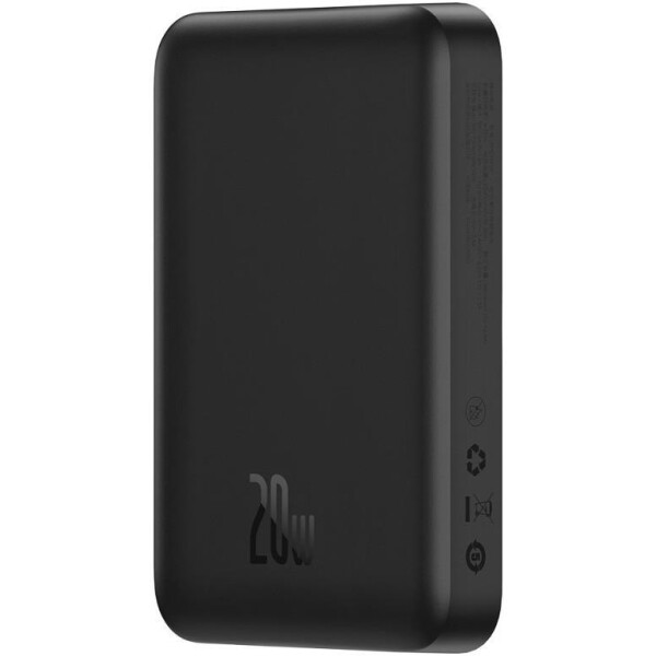 Внешний аккумулятор Baseus Magnetic Mini Wireless Fast Charge Power Bank 10000mAh 20W (черный) Внешний аккумулятор Baseus Magnetic Mini Wireless Fast Charge Power Bank 10000mAh 20W (черный)