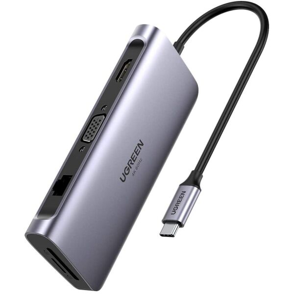 

Hub USB Ugreen, USB-хаб Ugreen CM179-70490 Space Gray