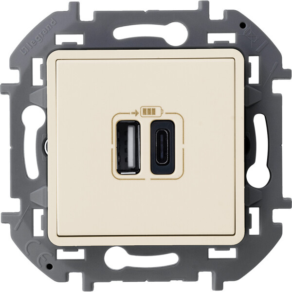 

Электроустановочные изделия Legrand, Розетка Legrand Inspiria 673761