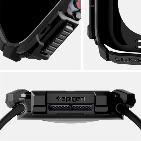 Чехол Spigen Rugged Armor для Apple Watch 10 42мм ACS08585 Чехол Spigen Rugged Armor для Apple Watch 10 42мм ACS08585