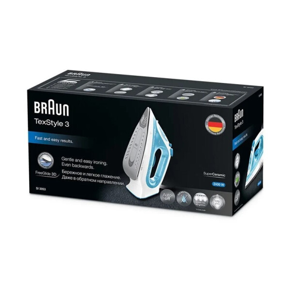 Утюг Braun Texstyle 3 SI 3053 BL Утюг Braun Texstyle 3 SI 3053 BL
