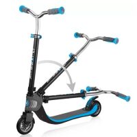 Самокат Globber Flow 125 Foldable (черный/синий) Самокат Globber Flow 125 Foldable (черный/синий)
