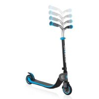 Самокат Globber Flow 125 Foldable (черный/синий) Самокат Globber Flow 125 Foldable (черный/синий)