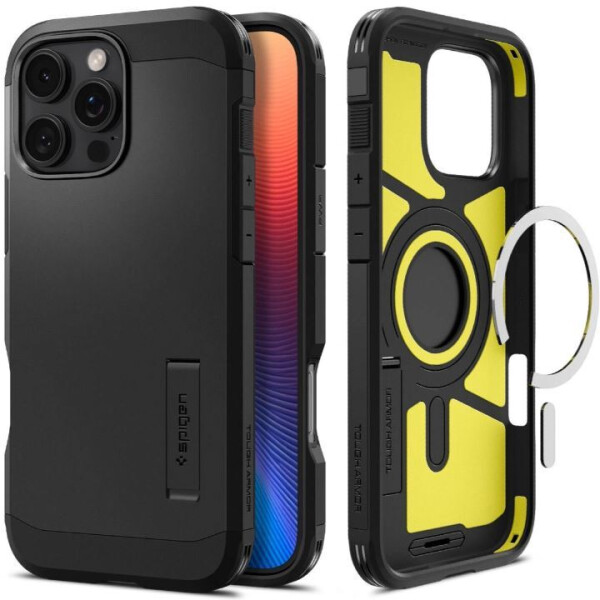 Чехол для телефона Spigen Tough Armor Mag Magsafe для iPhone 16 Pro Max ACS08013 (черный)