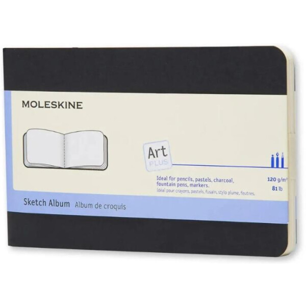 Блокнот для рисования Moleskine Art Cahier ARTSKA2 (черный)