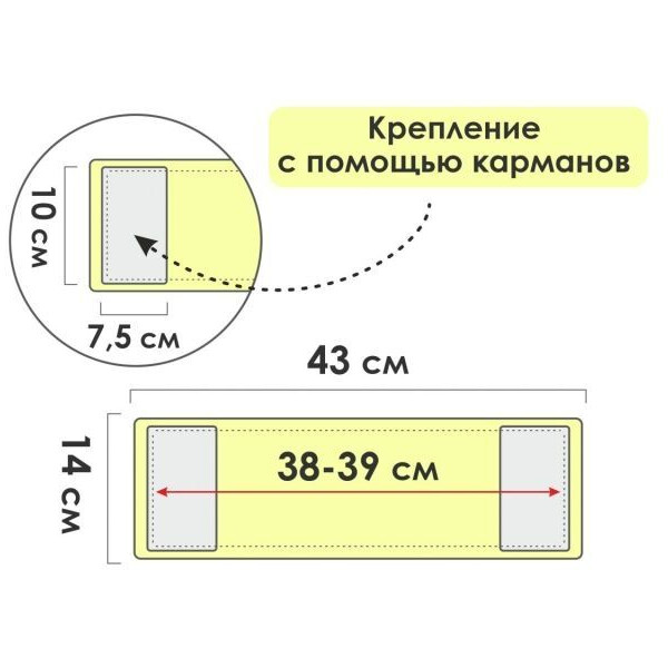 Сменная насадка для швабры PERFECTO LINEA 44-431014