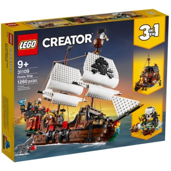 

Игры, игрушки LEGO, Конструктор LEGO Creator 31109 Пиратский корабль