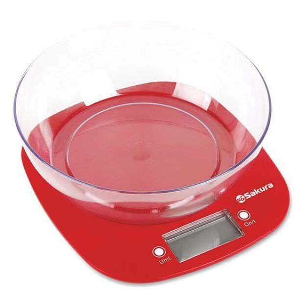

Весы кухонные, бытовые SAKURA, Кухонные весы Sakura SA-6078R