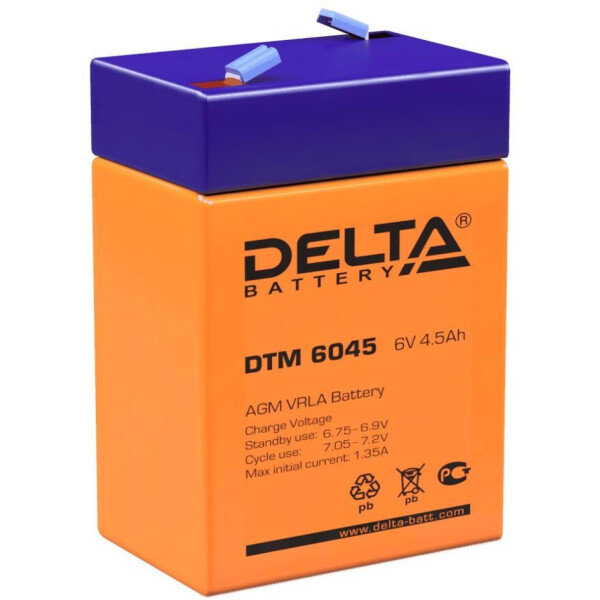 Аккумуляторная батарея DELTA DTM 6045