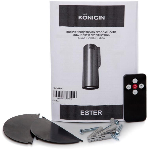 Кухонная вытяжка Konigin Ester White/White Glass 31 Кухонная вытяжка Konigin Ester White/White Glass 31