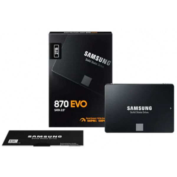 SSD Samsung 870 Evo 2TB MZ-77E2T0BW