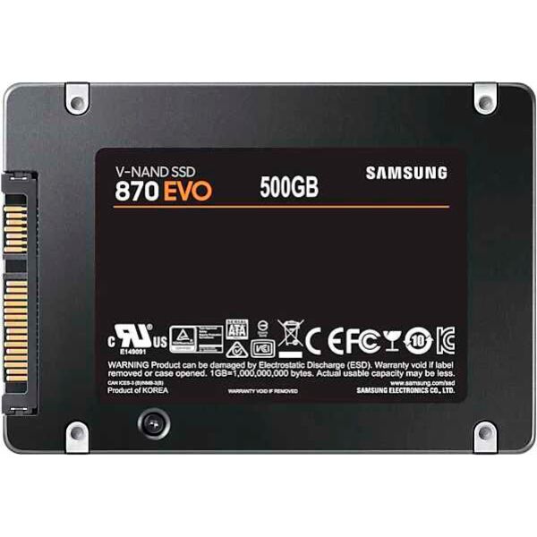 SSD Samsung 870 Evo 500GB MZ-77E500BW SSD Samsung 870 Evo 500GB MZ-77E500BW