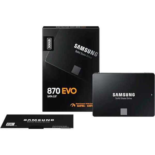 SSD Samsung 870 Evo 500GB MZ-77E500BW SSD Samsung 870 Evo 500GB MZ-77E500BW